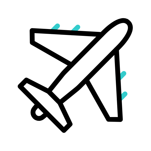 airplane animated icon